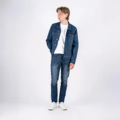 Online Marcus Herre Sebb Jeans Med Lige Ben Blå Blå