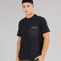 Outlet Napapijri Herre Selk Lomme T-shirt Sort