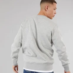 Sale Ellesse Herre Sikanni Sweatshirt Light Grey Marl Lysegrå Mergel