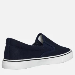 Discount Brave Soul Herre Skate Eagle Lærredgummisko Marineblå
