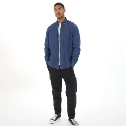 Outlet MCS Herre Skjorte med Knapper Denim