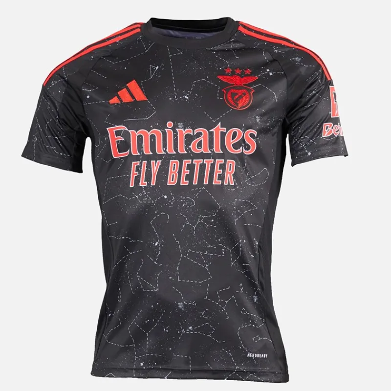 Sale adidas Herre SLB Benfica 24/25 udebanetrøje Sort