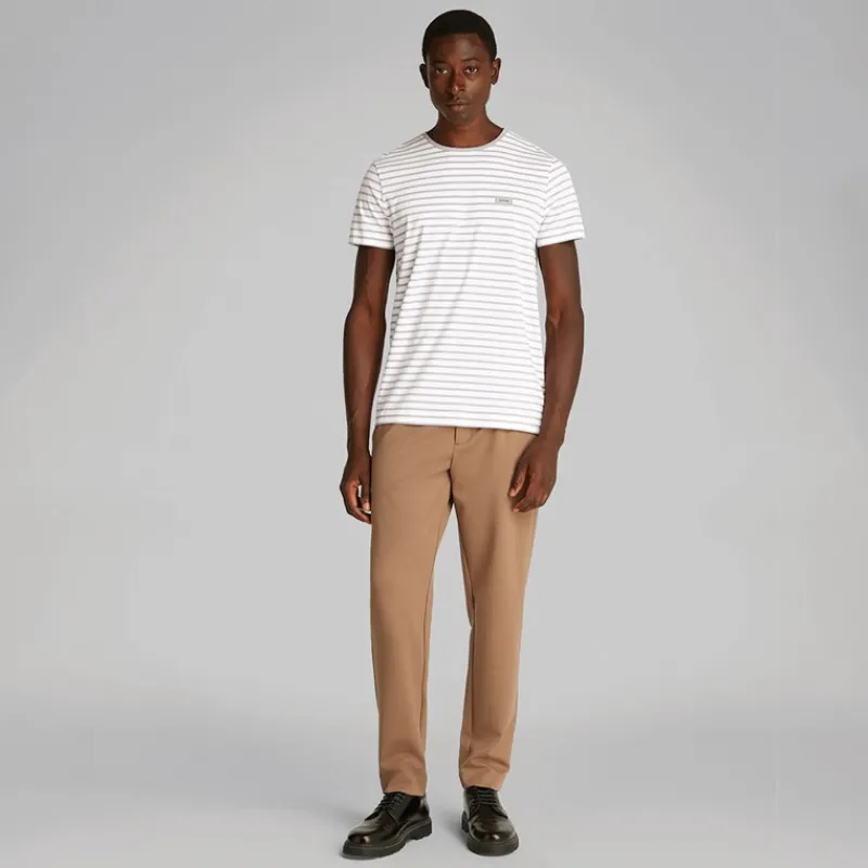 Hot Calvin Klein Herre Slim Stribe T-Shirt K10K1141770K6