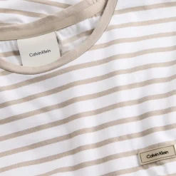 Hot Calvin Klein Herre Slim Stribe T-Shirt K10K1141770K6