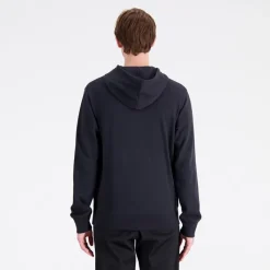 Discount New Balance Herre Sport Logo Hættetrøje Sort
