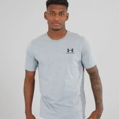 Sale Under Armour Herre Sportstyle T-Shirt Lys Grå Mergel Lysegrå Mergel