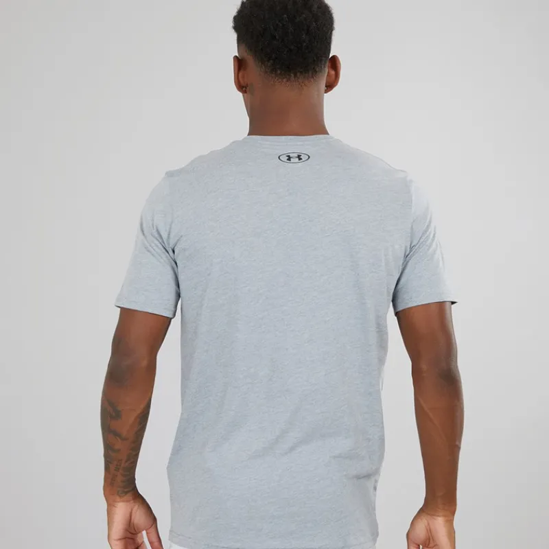 Sale Under Armour Herre Sportstyle T-Shirt Lys Grå Mergel Lysegrå Mergel