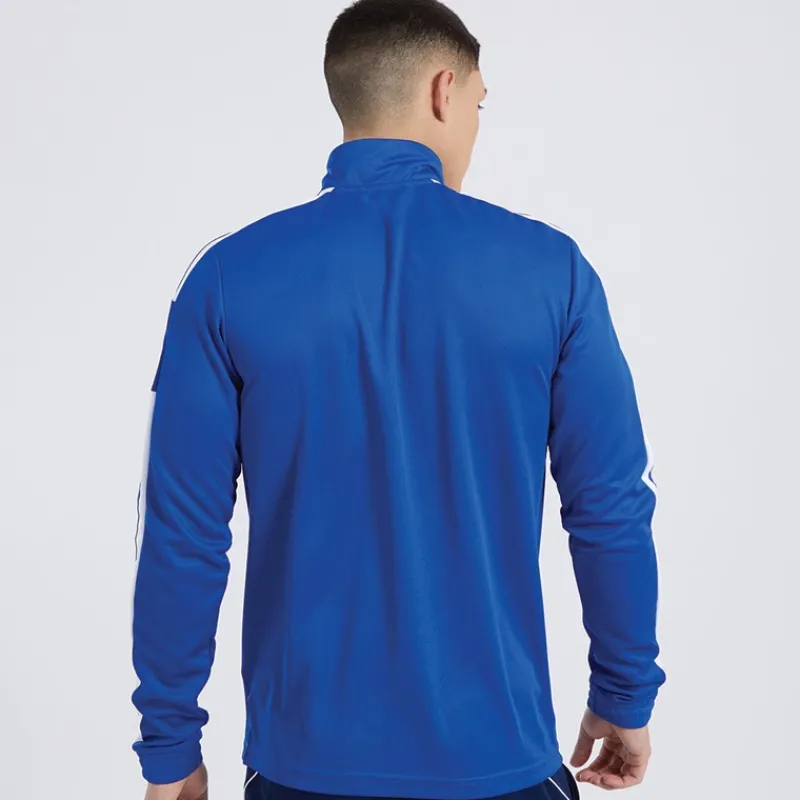 Best adidas Herre Squadra 21 1/4 Zip Træningstop Royal Blue/Hvid Blå