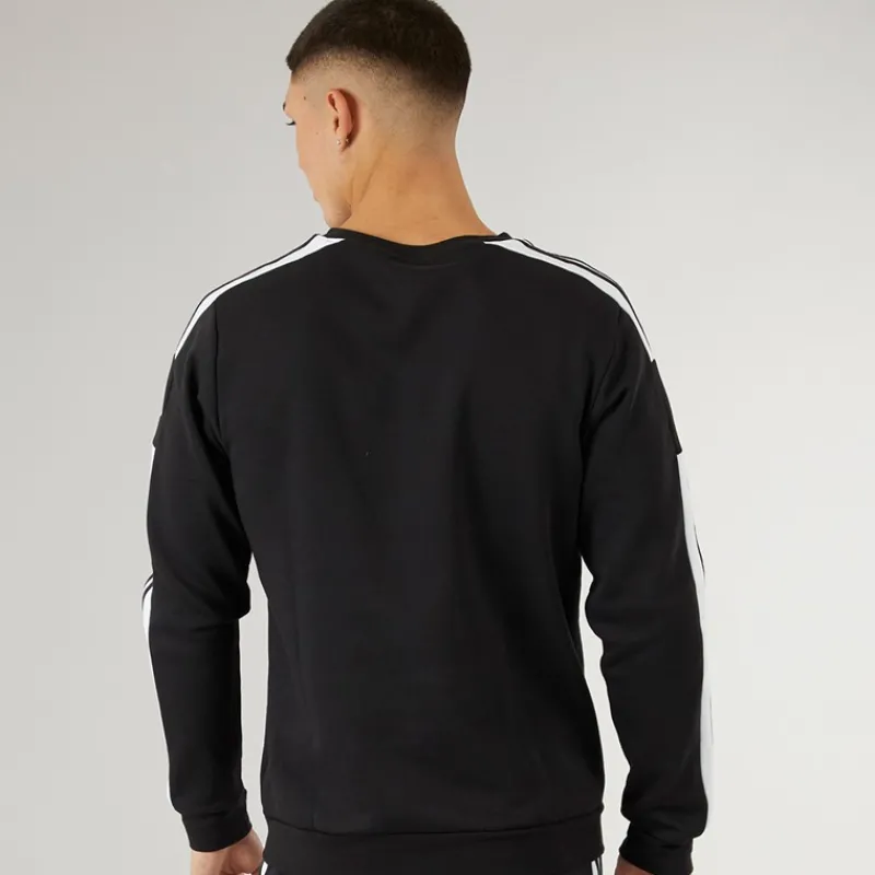 adidas Herre Squadra 21 Sweatshirt Sort/Hvid