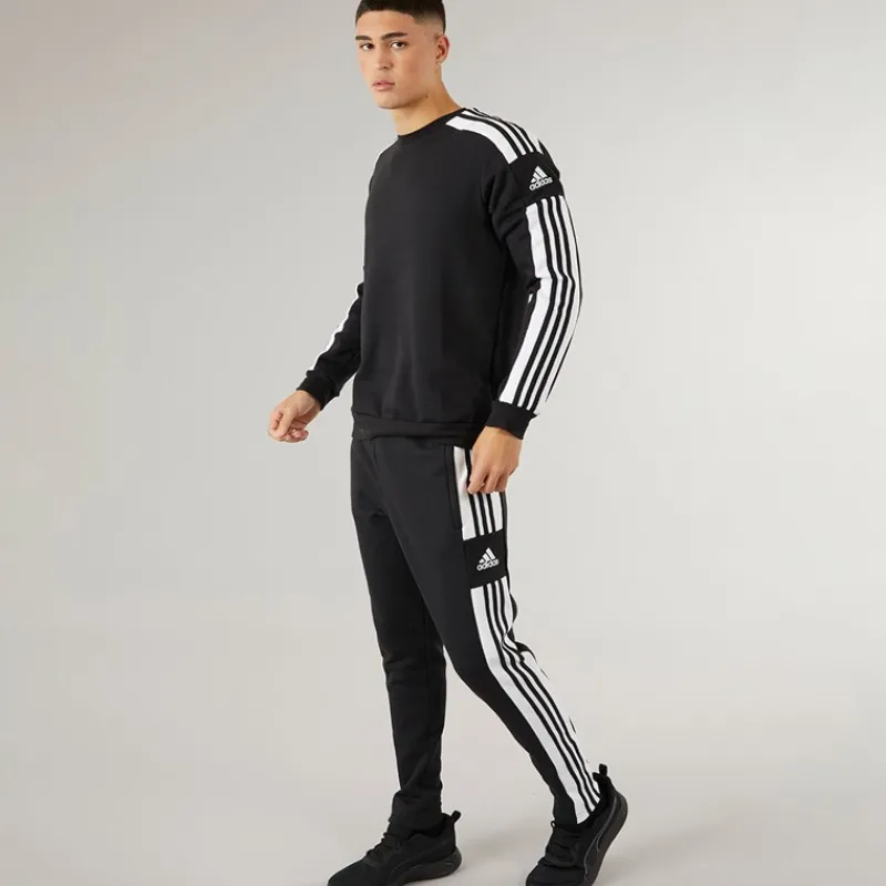 adidas Herre Squadra 21 Sweatshirt Sort/Hvid