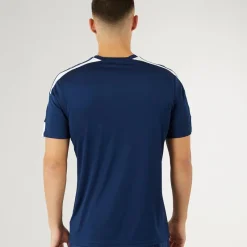 Clearance adidas Herre Squadra 21 T Shirt Team Navy Blue/​Hvid Marineblå