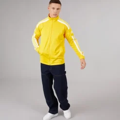 New adidas Herre Squadra 21 Trænings Track Top Team Yellow/Hvid