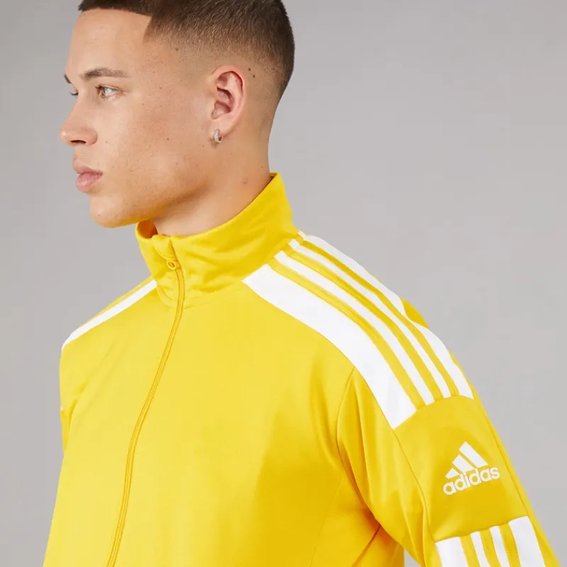 New adidas Herre Squadra 21 Trænings Track Top Team Yellow/Hvid