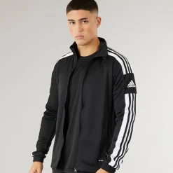 Outlet adidas Herre Squadra 21 træningsjakke /Hvid Sort