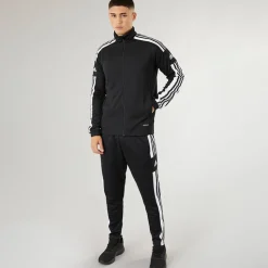 Outlet adidas Herre Squadra 21 træningsjakke /Hvid Sort