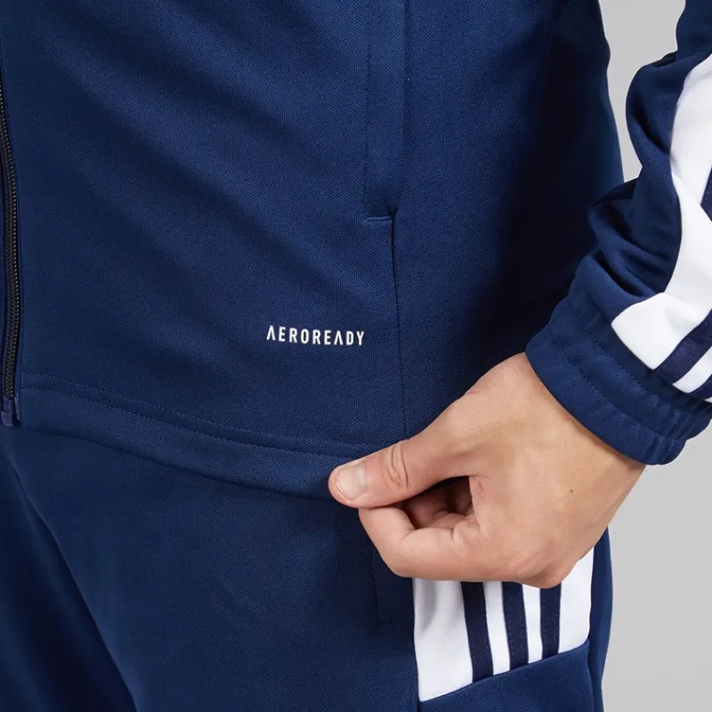 Hot adidas Herre Squadra 21 træningsjakke Navy/Hvid Marineblå