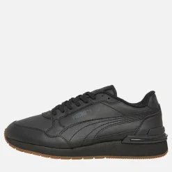 Puma Herre ST Runner V4 Læder Sneakers /Stærk Grå/Gummi Sort