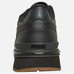 Puma Herre ST Runner V4 Læder Sneakers /​Stærk Grå/​Gummi Sort