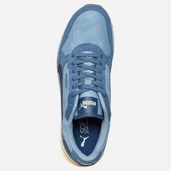 New Puma Herre ST Runner V4 Suede Træningssko Native Blå /​ Persian Blå /​ Mørk Indigo