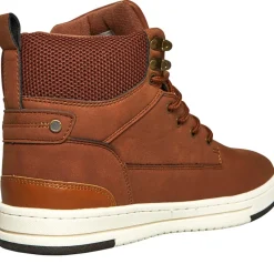 Discount Crosshatch Herre Staiger Hi-Top Sneakers Brun Gyldenbrun