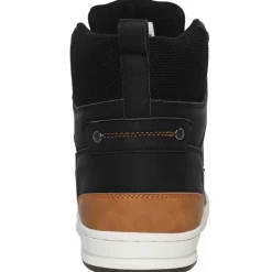 Clearance Crosshatch Herre Staiger Hi-Top Træningssko Sort