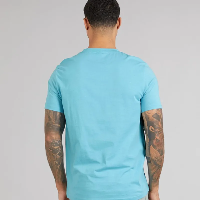 New BOSS Herre Stormfisk T-shirt Light/Pastel Blue Lyseblå