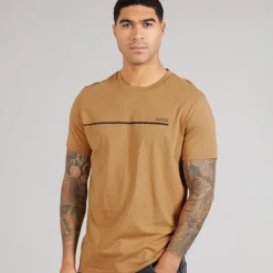 Outlet BOSS Herre Stormfisk T-shirt Medium Beige Brun