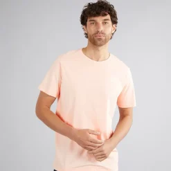 Clearance Hurley Herre Stribet Sunrise Grafik T-Shirt Pink