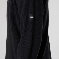 Solid Herre strik pullover sweater True Black Sort