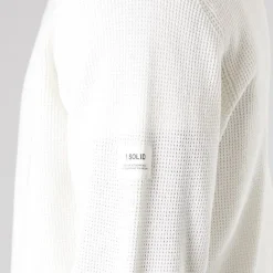 Best Solid Herre strik pullover sweater Off White Off-white
