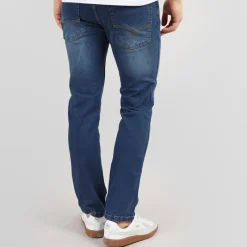 Outlet Bench Herre Stuart Jeans med lige pasform Mørk indigovask Mørkeblå