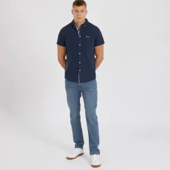 Bench Herre Stuart Jeans med lige pasform Mellem Blå Vask Blå