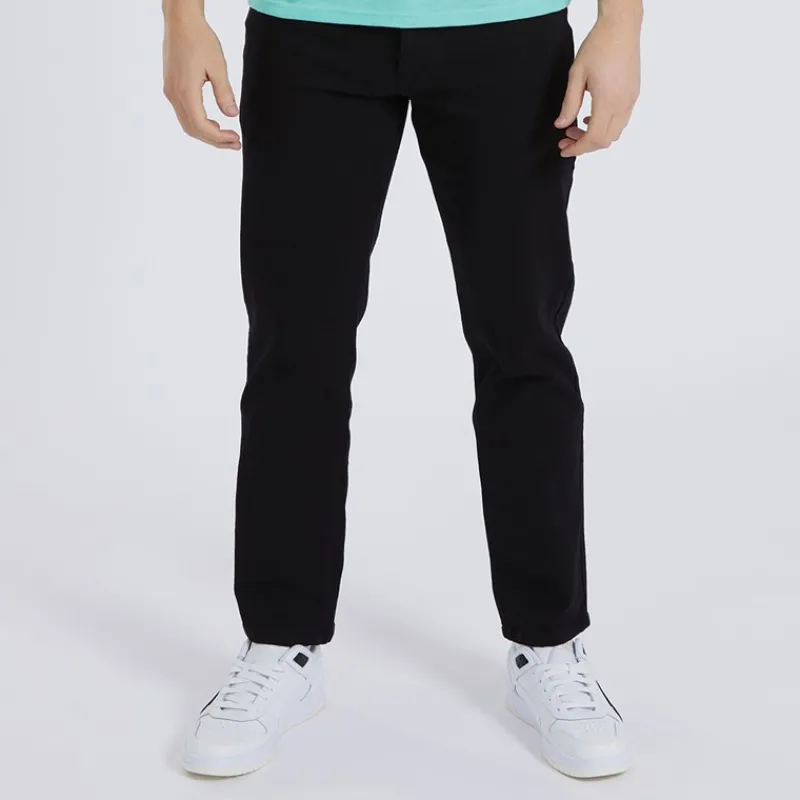 New Bench Herre Stuart Straight Fit Jeans Sort