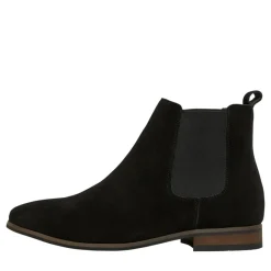 Sale French Connection Herre Suede Chelsea Ankelstøvler Sort