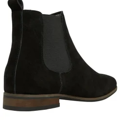 Sale French Connection Herre Suede Chelsea Ankelstøvler Sort