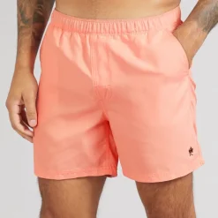 French Connection Herre Svømme Shorts Lyserød Koral