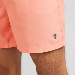 French Connection Herre Svømme Shorts Lyserød Koral