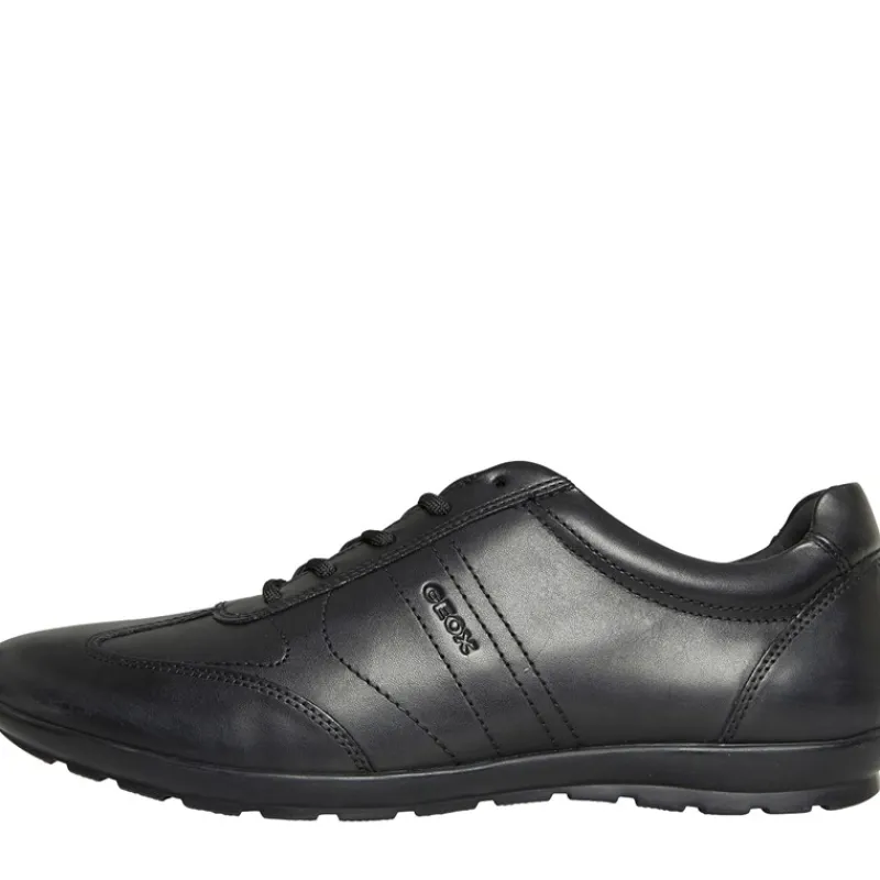 Hot GEOX Herre Symbol Sneakers Sort