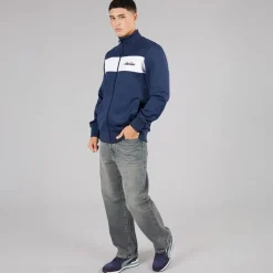 Clearance Ellesse Herre Tacha Track Top Navy Marineblå