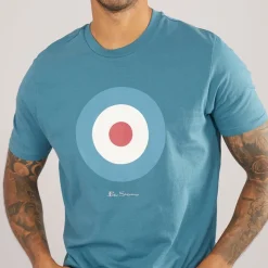 Discount Ben Sherman Herre Target T-shirt Teal