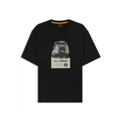 Sale BOSS Herre Te Vogn T-shirt Sort