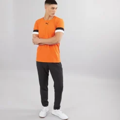 Online Puma Herre teamRISE Trænings T-shirt Golden Poppy/ Sort/ Hvid orange