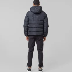 Sale Closure London Herre Tech Logo Puffer Jakke Sort
