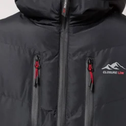 Sale Closure London Herre Tech Logo Puffer Jakke Sort