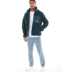 Outlet JACK & JONES Herre Teddy Fleecetøj Grøn Grøn