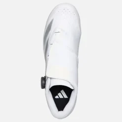 New adidas Herre Tempo 3 striber BOA cykelsko Cloud White/Silver Metallic/Core Black