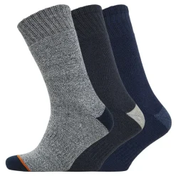 New WEATHERPROOF Herre Termiske Strømper i 3-pak Navy/​Blå/​Grå Navy Flerfarvet