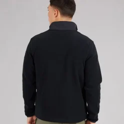 Outlet Napapijri Herre Tev Polar 1/​2 Zip Sweatshirt Sort