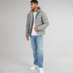 Outlet Avant Garde Herre Thor Puffer Jakke Slate Grå