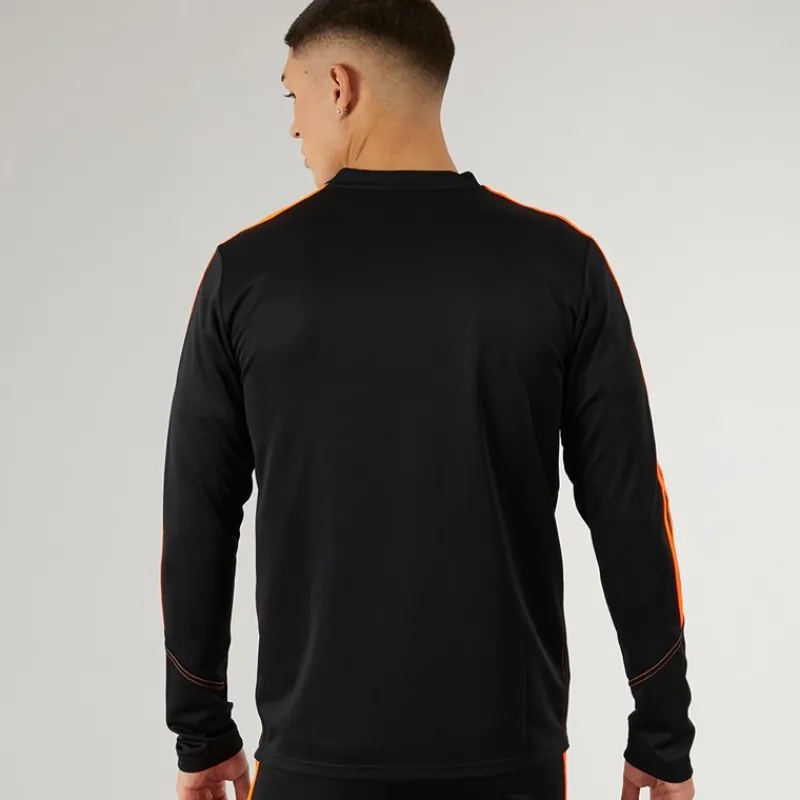 Sale adidas Herre Tiro 23 Club 1/4 lynlås træningstop /signal orange Sort